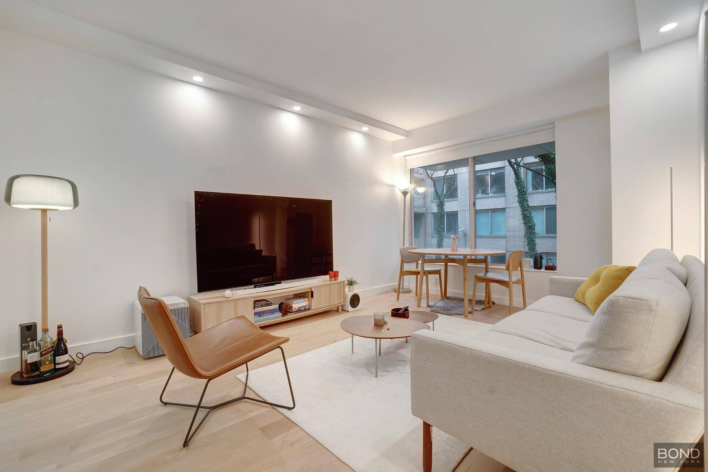 Beautifully updated and sweetly renovated condo light and bright and cheerful for modern comfort.
