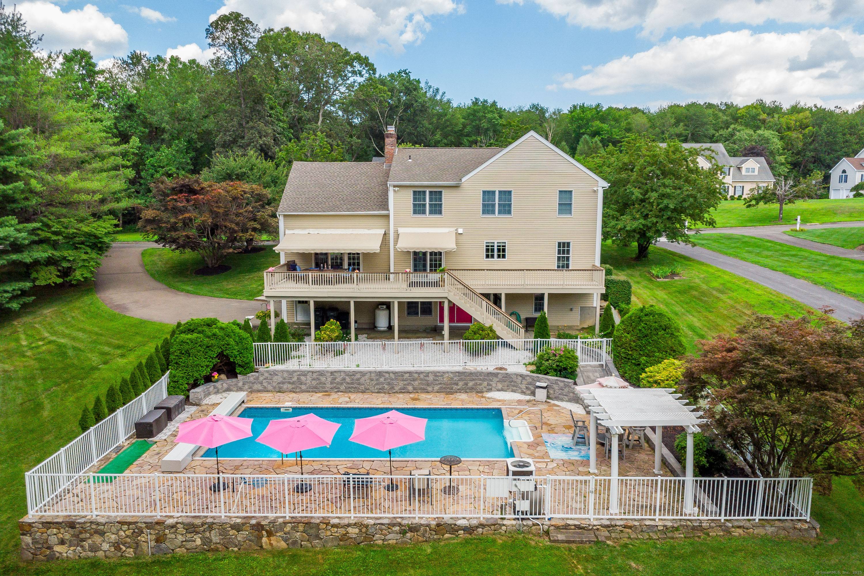 Discover refined living in this beautifully renovated four bedroom, two full and three half bath Colonial, perfectly positioned on a quiet cul de sac.