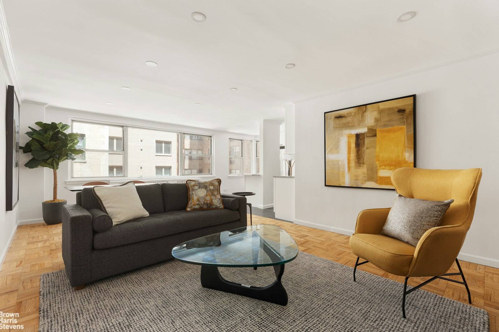 Nestled in the heart of Lenox Hill, Residence 3A at 233 East 69th Street offers a beautifully renovated and spacious home.