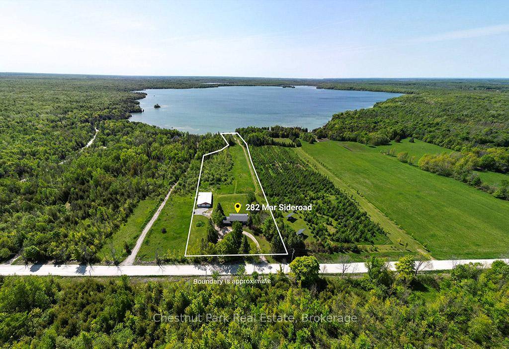This stunning 6. 5 acre waterfront estate offers the perfect blend of space, serenity, and opportunity.
