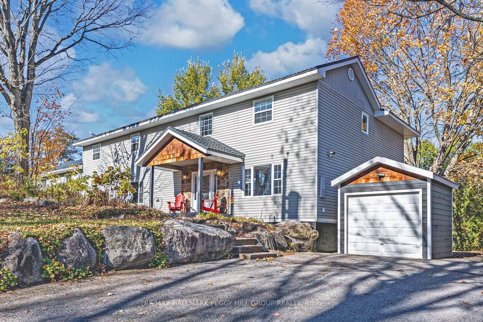 CUSTOM BUILT RETREAT WITH 3, 100 SQ FT, DUAL GARAGES, SIGNIFICANT UPDATES amp ; STEPS TO LAKE MUSKOKA !