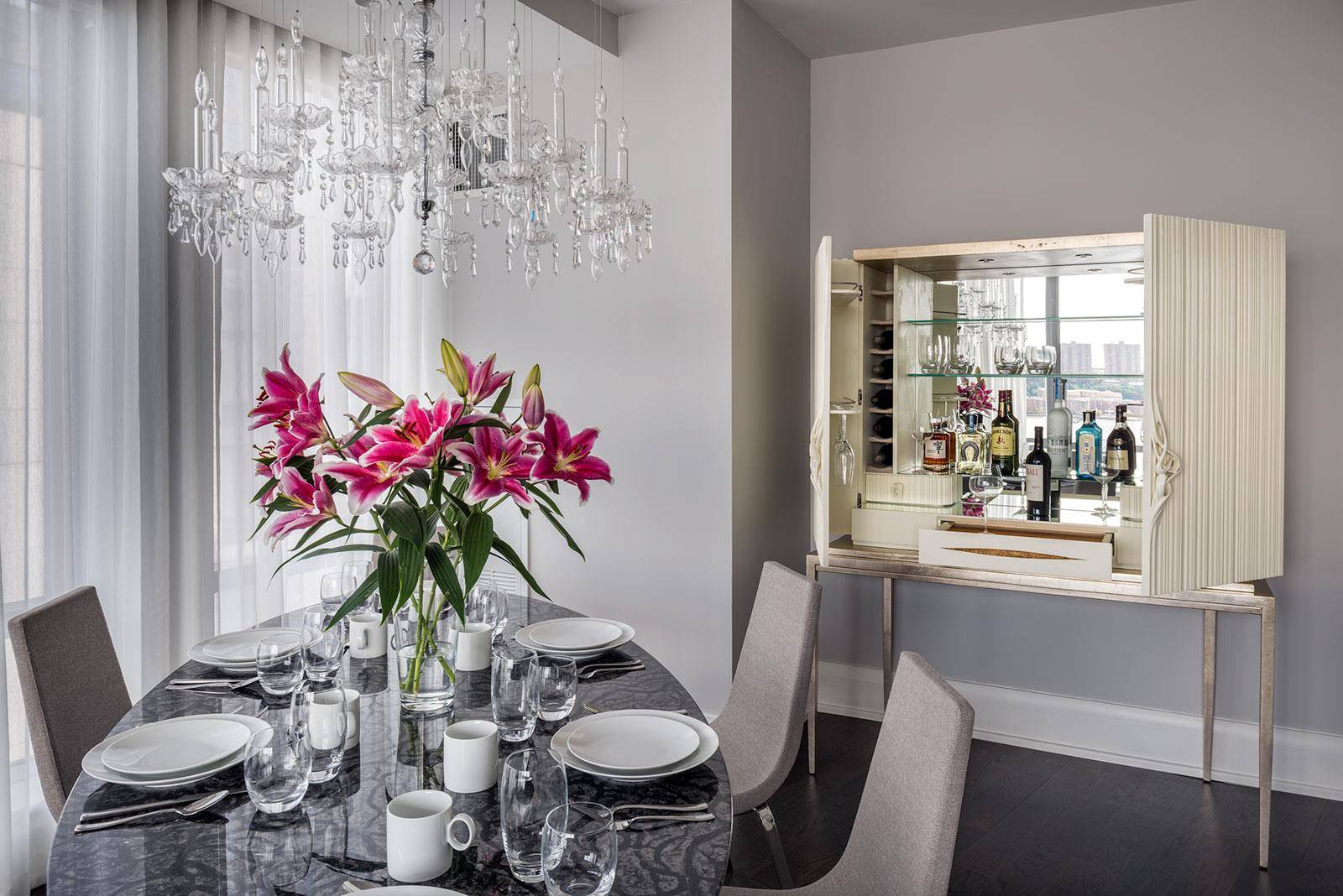 Truly Luxurious and Special, Residence 15C is utterly fabulous with unobstructed Hudson River views and glorious sunsets.