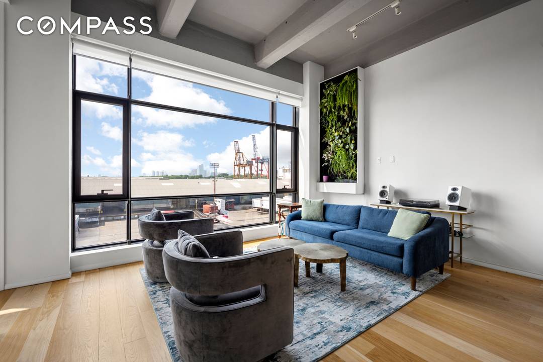 SPACIOUS WATERFRONT LOFT IN RED HOOK PARKING INCLUDED Experience the perfect blend of industrial character and modern elegance in this expansive loft with open waterfront views stretching from the Statue ...