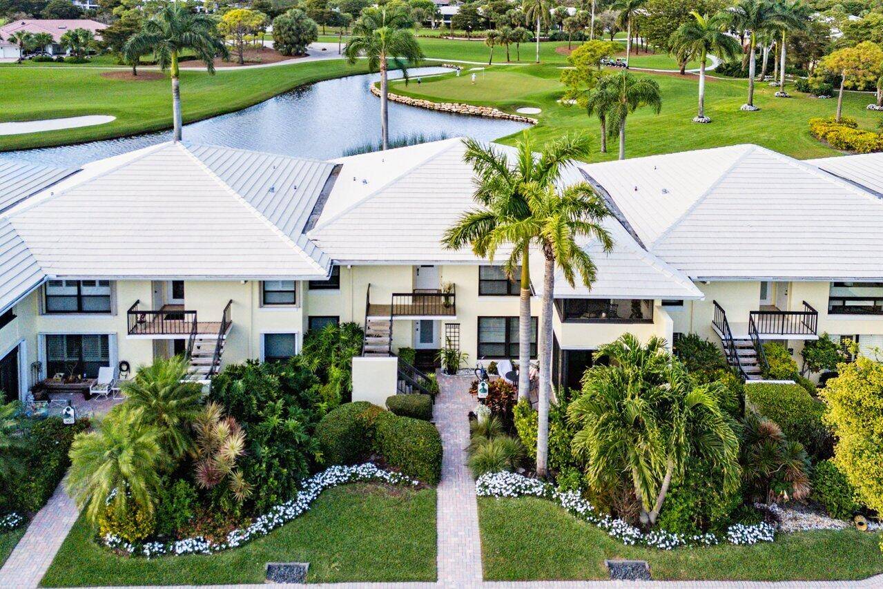 Enjoy gorgeous golf course and lake views from this stunning 3 bedroom, 2 bathroom second floor residence in the Bobwhite A area of Quail Ridge.