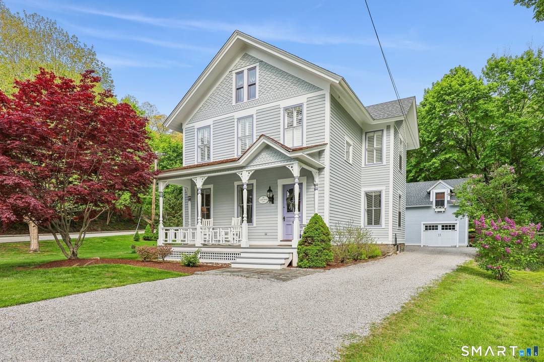 Pristine 1880 3 bedroom 3 bath Victorian Colonial located on a landscaped corner lot in close proximity Ivoryton Playhouse and Essex Village.