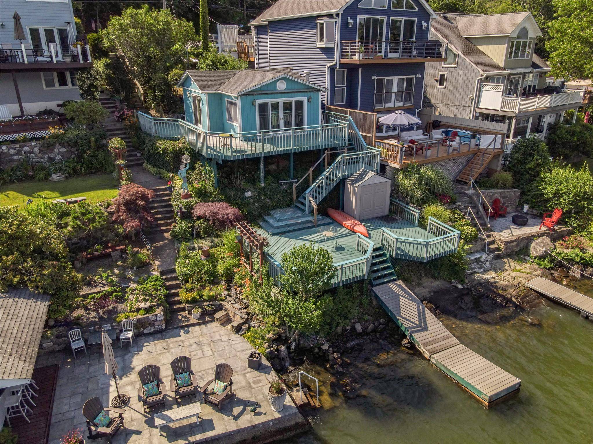 Imagine your own private Fourth of July fireworks show, right from your lakefront deck.