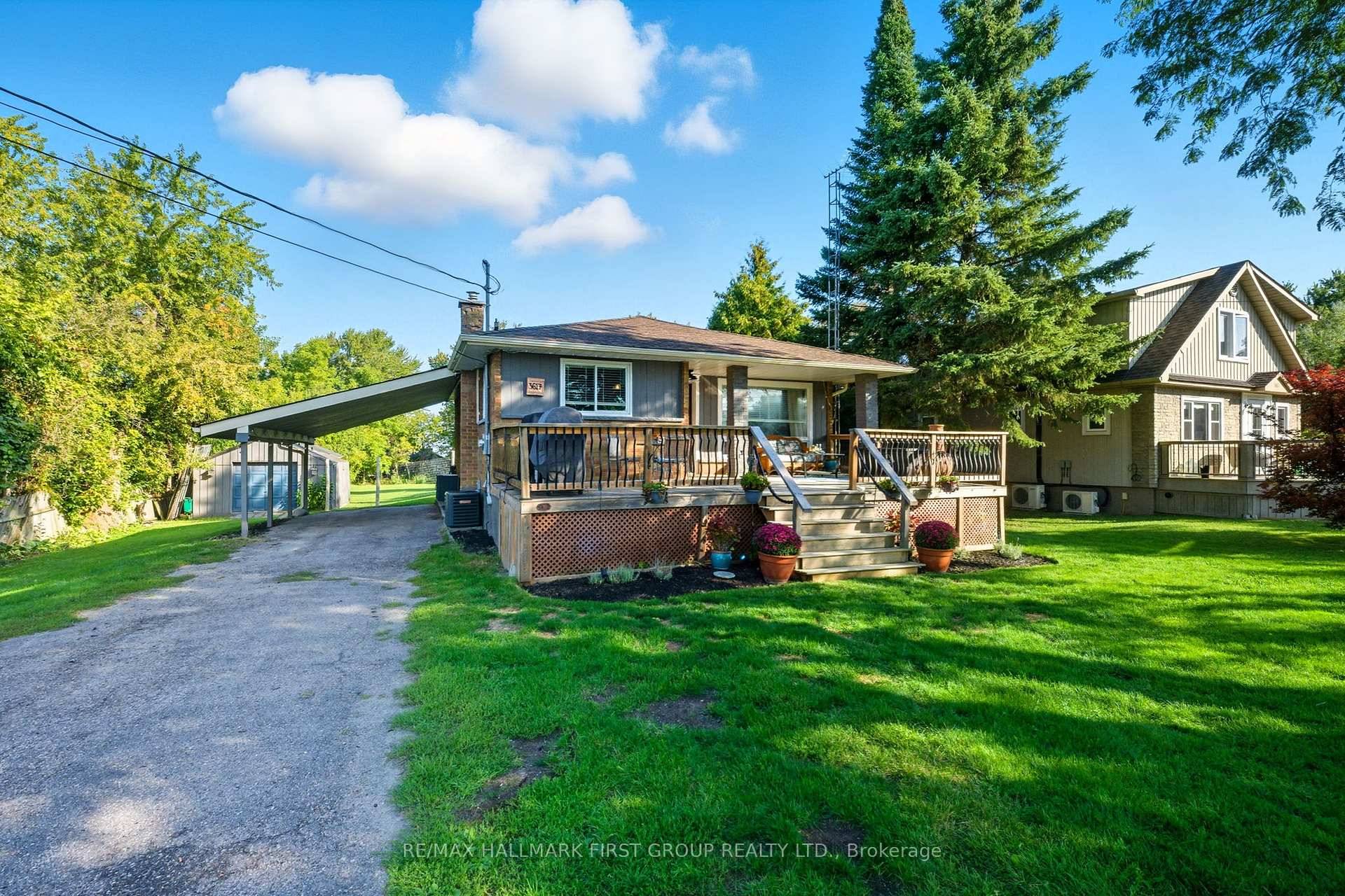 Move in ready bungalow on over half an acre near Lake Scugog Caesarea just a 5 minute drive to Blackstock and 10 mins to Port Perry.