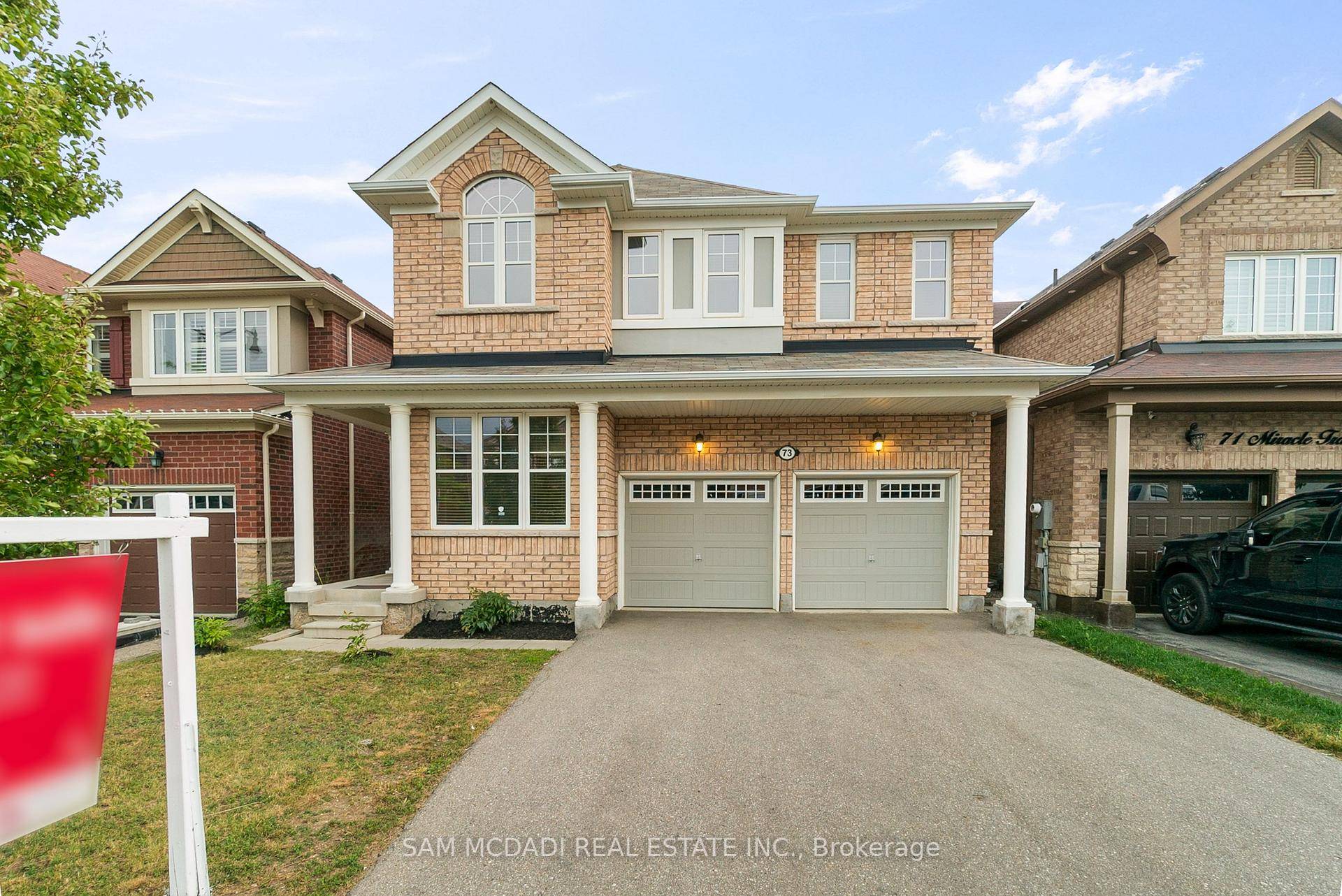 Welcome to 73 Miracle Trail in Brampton, a stunning 4 1 detached home with a Den on the main floor that blends spacious design with modern comfort in the sought ...