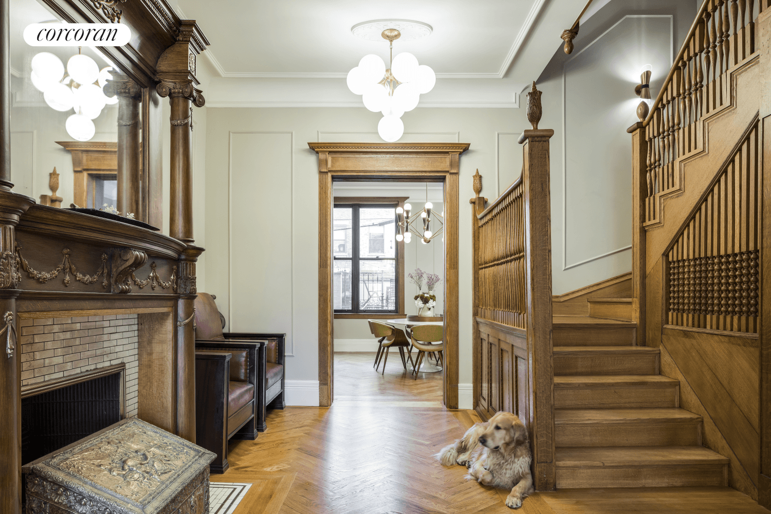 STRIVERS ROW meticulously restored and renovated town home with all the necessities for 21st century living by award winning architect Alan Berman of Archetype Architecture NY.