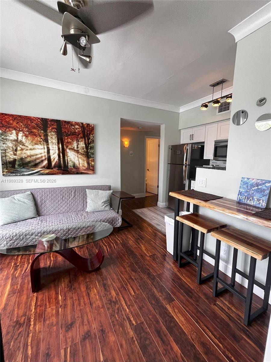 Live the South Beach dream in this stunning, fully furnished top floor 2BD 2BA !