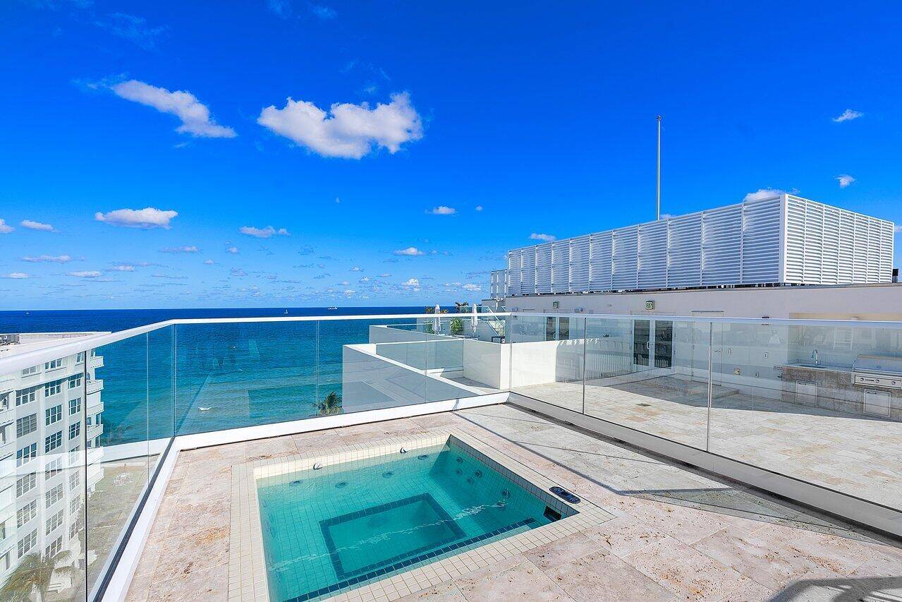 This ultra private, oceanfront penthouse featuring its own 3, 000 sq ft rooftop terrace is located at 3550 S Ocean, a luxury development of 30 condos newly constructed in 2019.