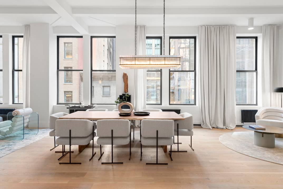 Stunning Designer Floor Through Loft in Flatiron Welcome to this one of a kind floor through co op in Flatiron, a gut renovated 3 bedroom, 4 bathroom masterpiece that exemplifies ...