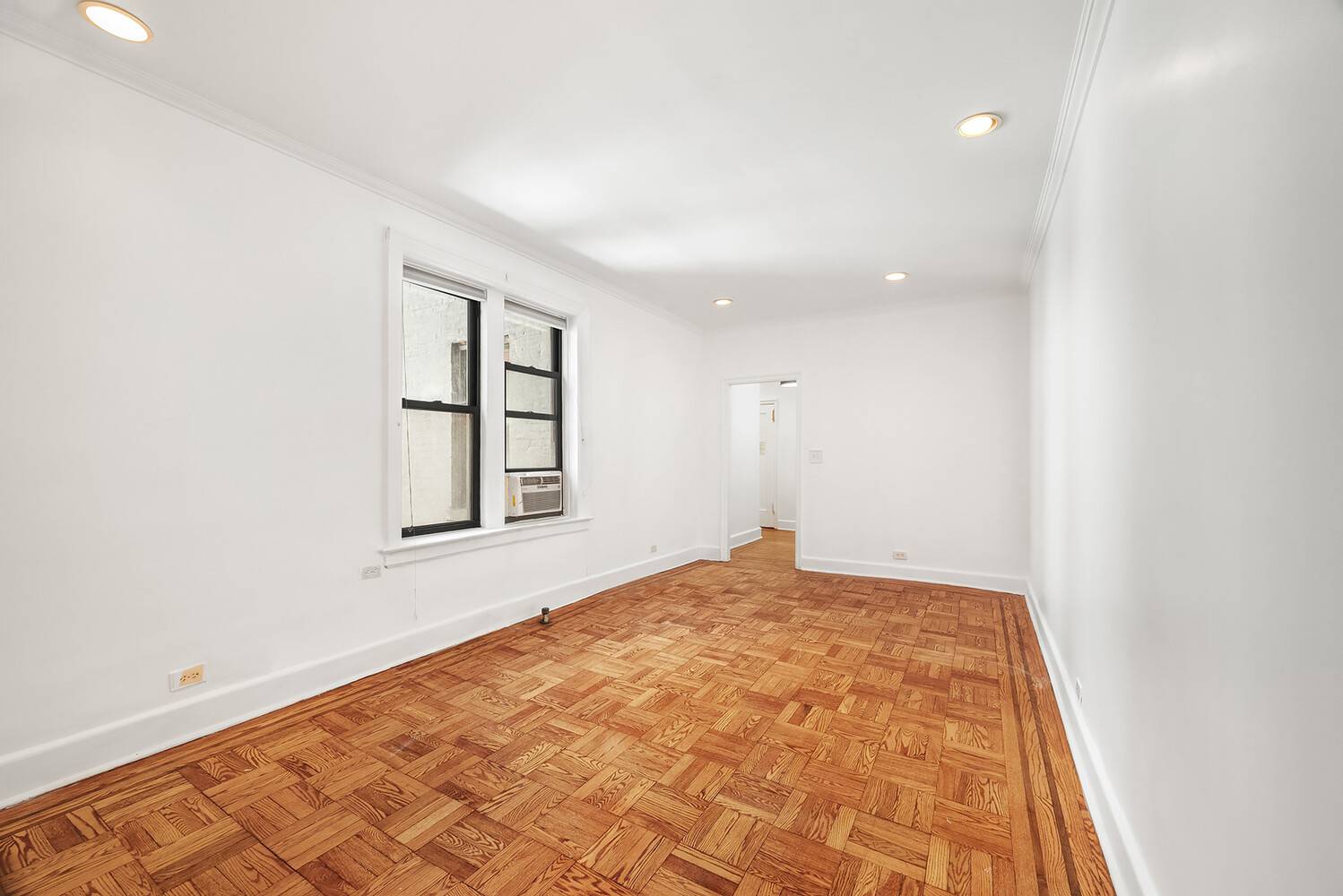 For Rent West of Third, 600 SF one bedroom apartment in a pre war coop building no doorman, but UPS, USPS, and FedEx can access the lobby and leave packages.