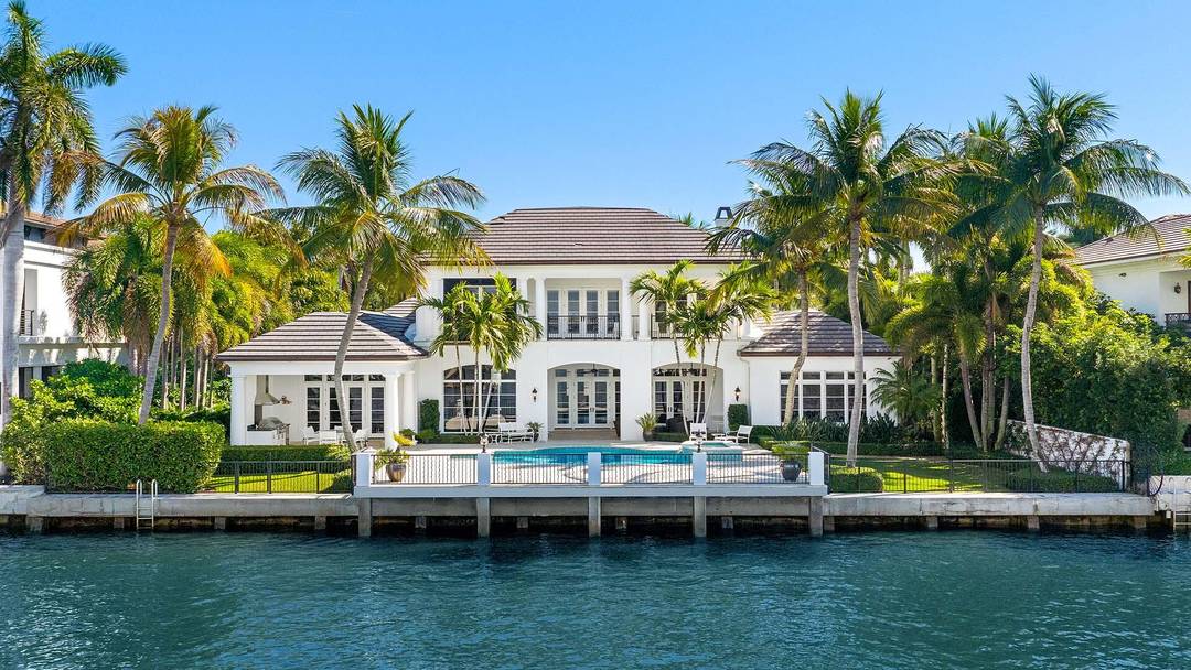 An extraordinary direct Intracoastal estate in one of the most exclusive waterfront enclaves in Palm Beach County.