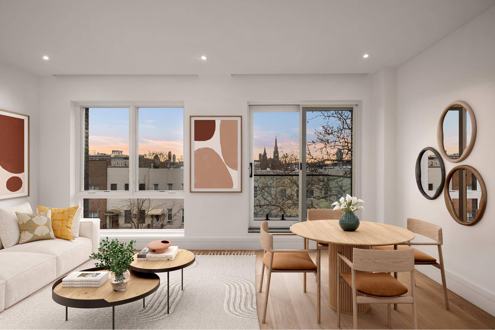 This 2 Bedroom 2 Bathroom Brooklyn townhouse unit is a masterpiece of sophistication and elegance, which comes with an additional 332 square feet of a roof deck and 45 square ...