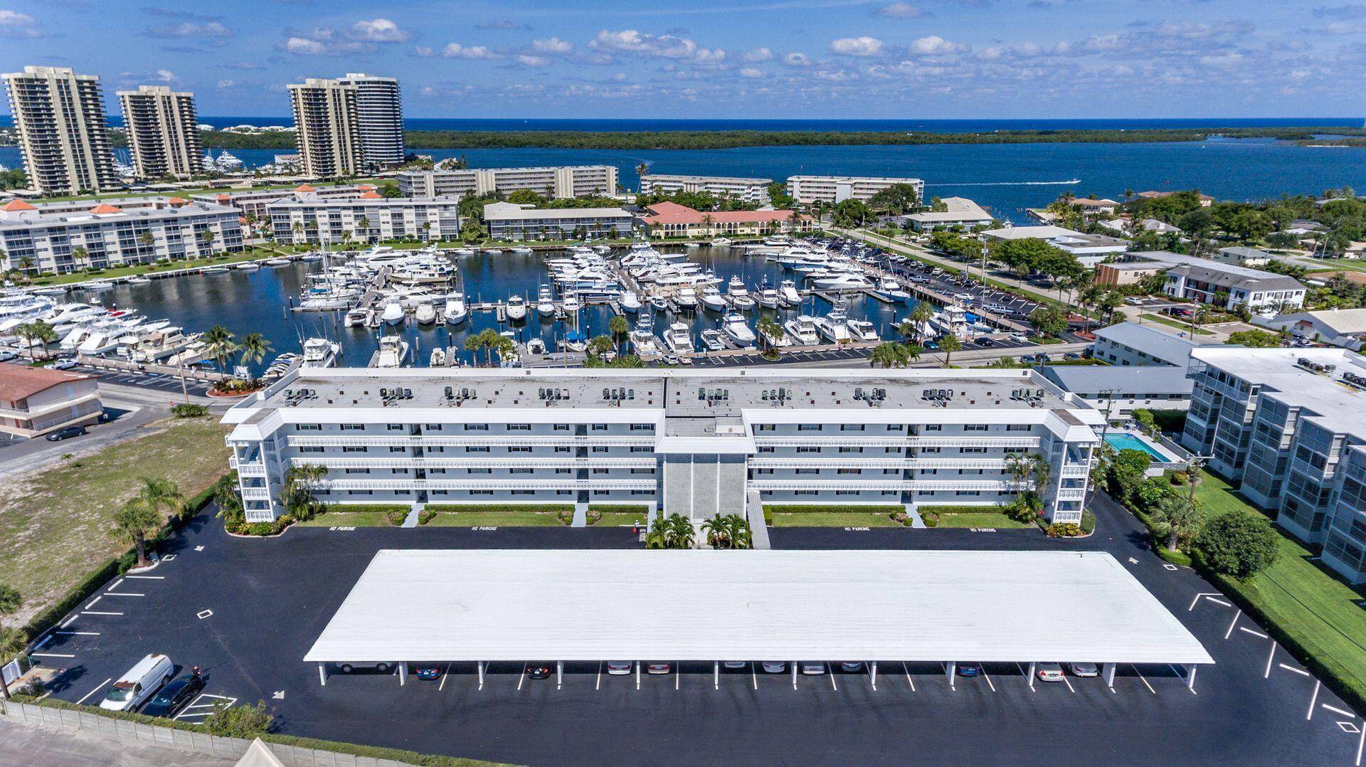 Marina Views Ocean ; breezes awaits you from North Palm Beach's best kept secret at Harbour Towers.