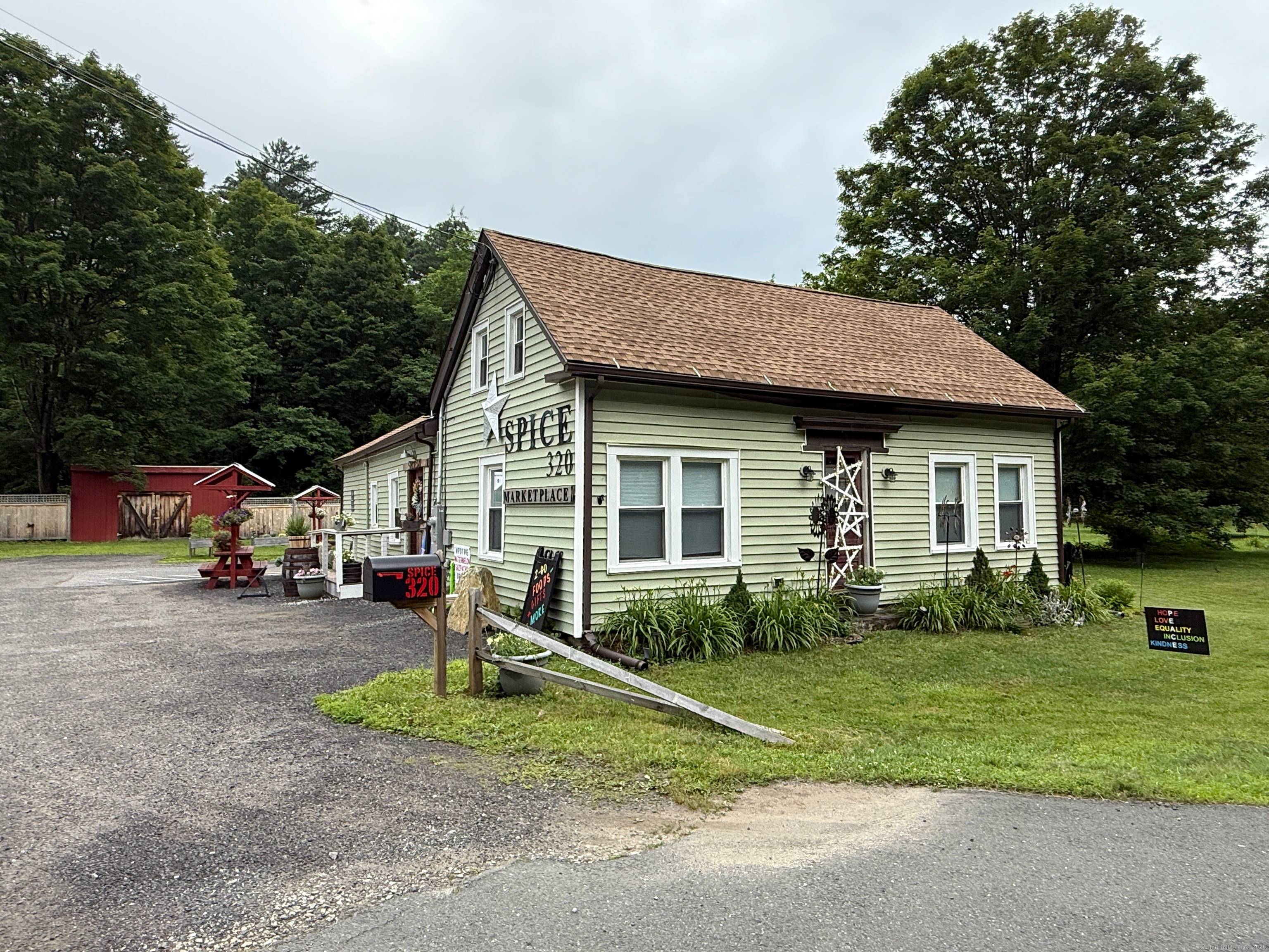 A one of a kind live work opportunity in the heart of Connecticut's farm country !