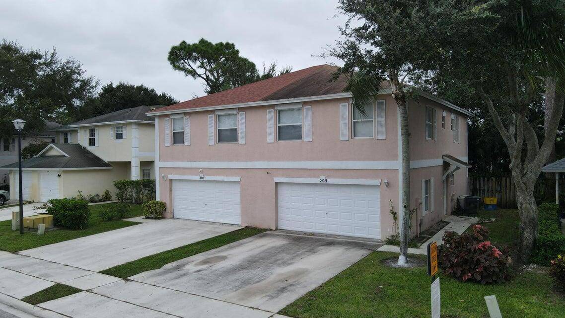 Three bedroom two and a half bath townhome with open kitchen and spacious rooms.
