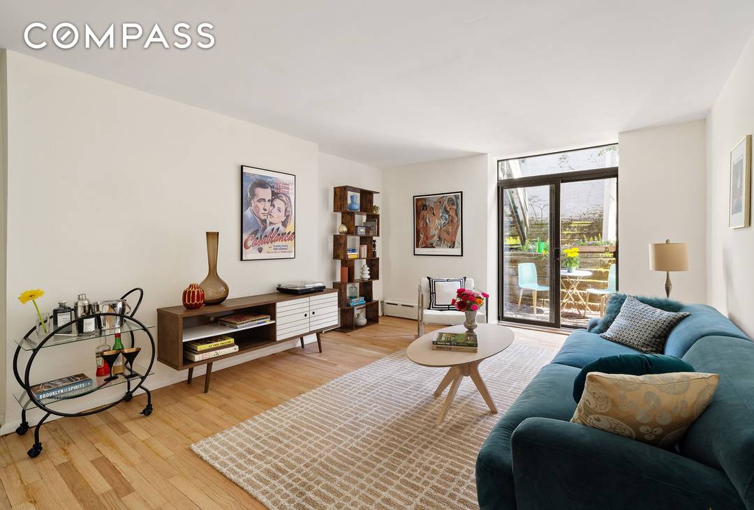 A rare opportunity to own a true three bedroom with private outdoor space in the highly regarded Garfield North cooperative.
