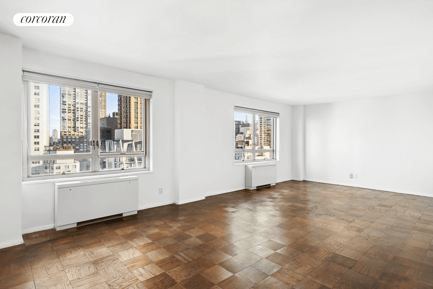 Fabulous high floor jumbo studio in the west 60s at Lincoln Towers.