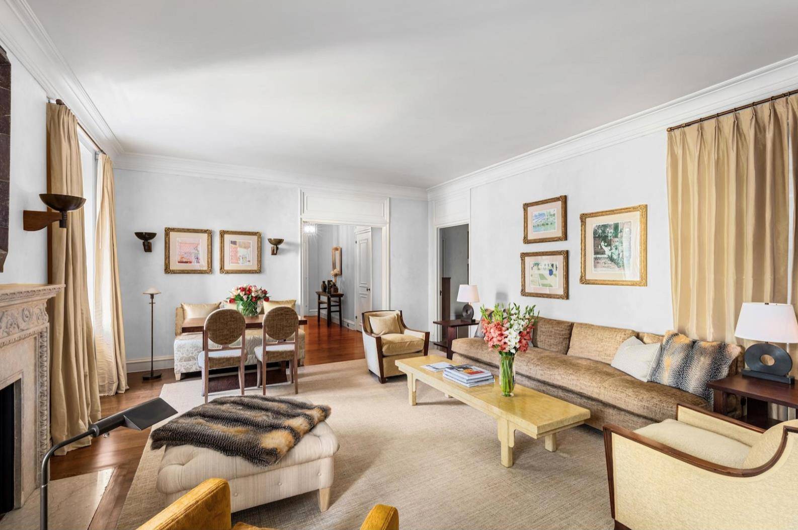 Located in the famed Sherry Netherland on Fifth Avenue, this published and recently renovated residence features 2 bedrooms and 2 custom marble bathrooms.