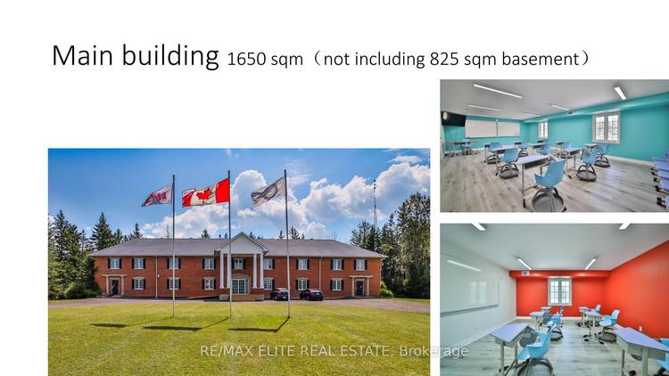 Rare Opportunity ! Ideal for a school, camp, training centre, recreational facility, or retreat.