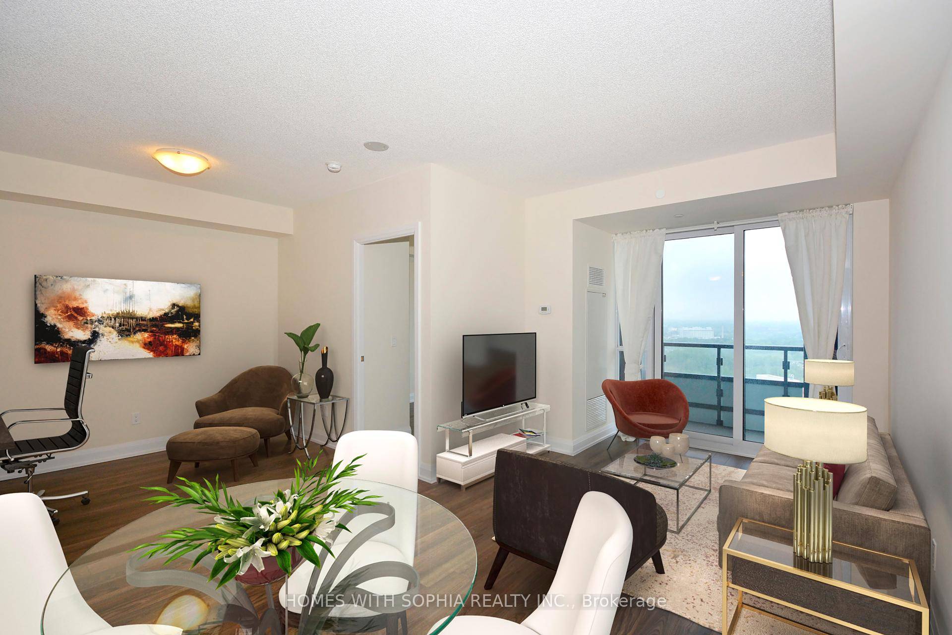 Experience elevated city living in this modern 1 bedroom den suite, including two parking spots rarely available in the building, in Tridel's elegant 28 storey Argento building.