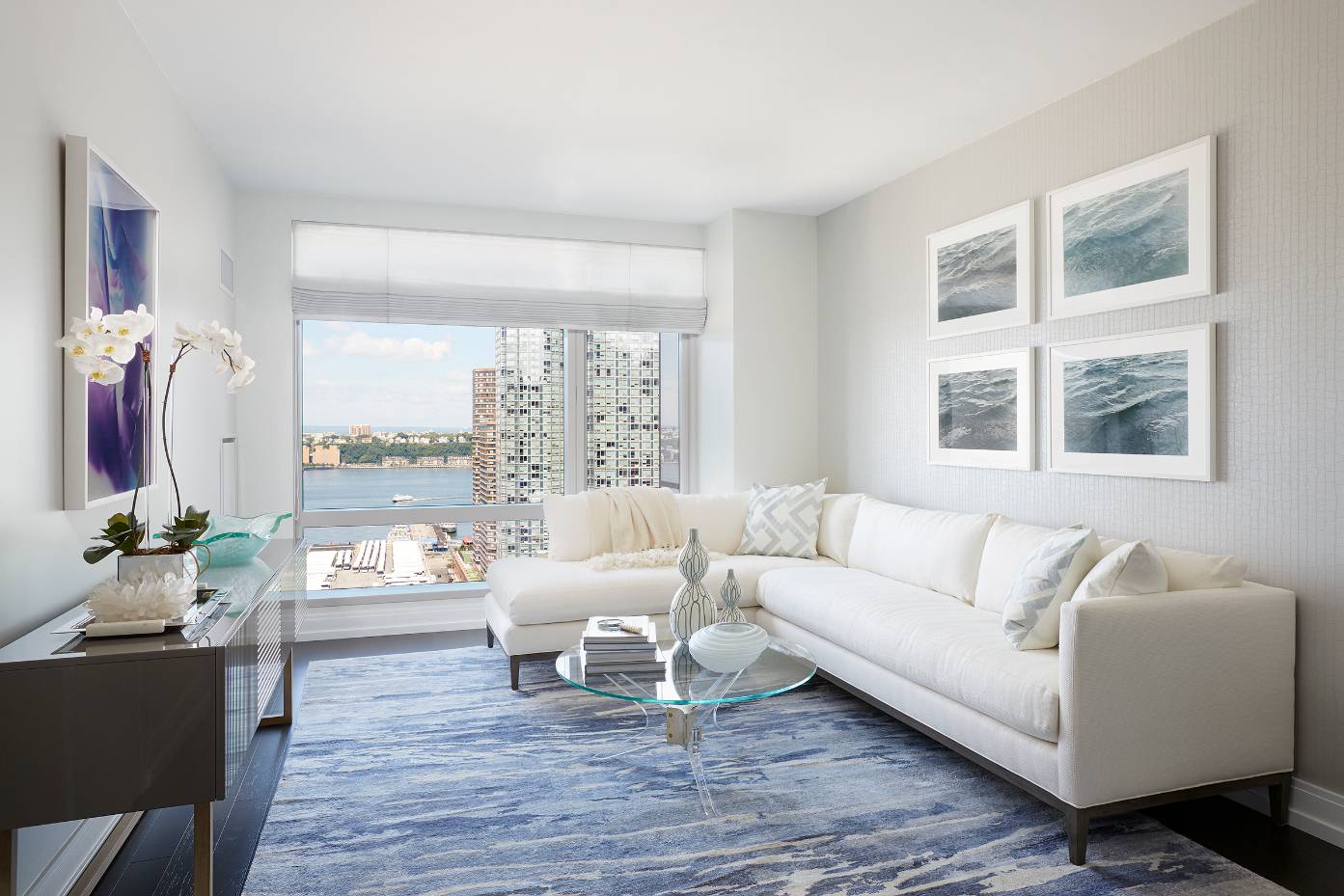 With sweeping views of the city from sunrise to sunset 555TEN towers over the new West Side.