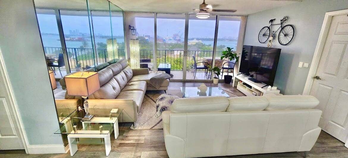 Beautiful updated three bedroom, two bathroom condo with water views.