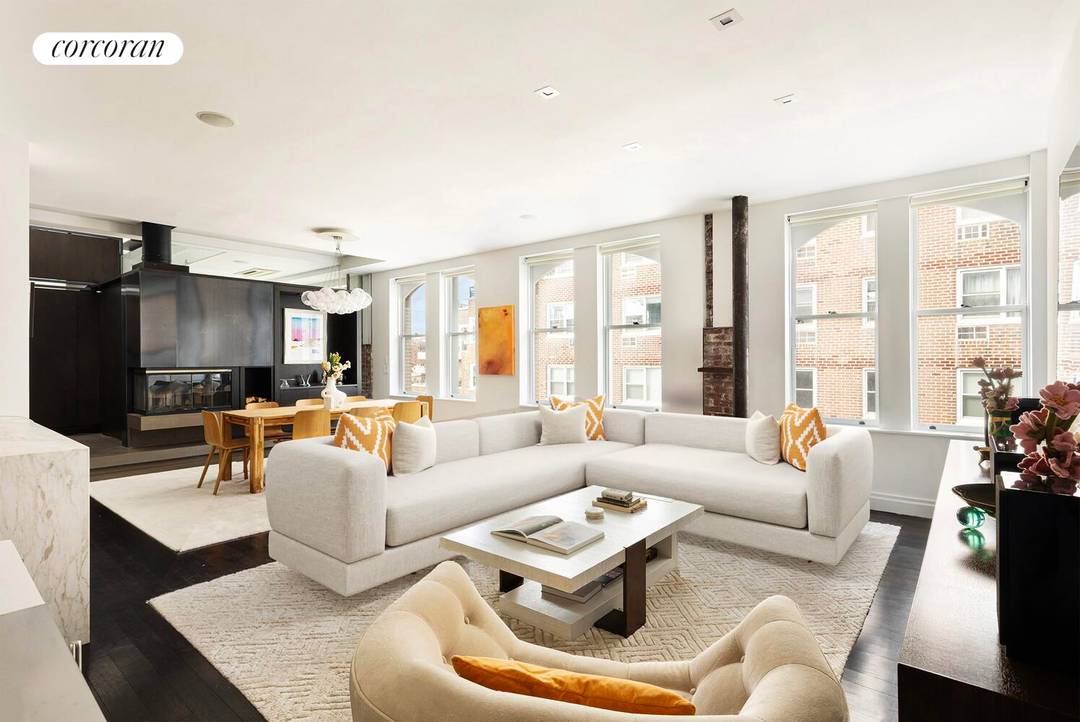 Timeless West Village Charm Perched atop a historic 1895 printing house, this rare three bedroom, two and a half bathroom duplex penthouse captures the essence of West Village living, where ...