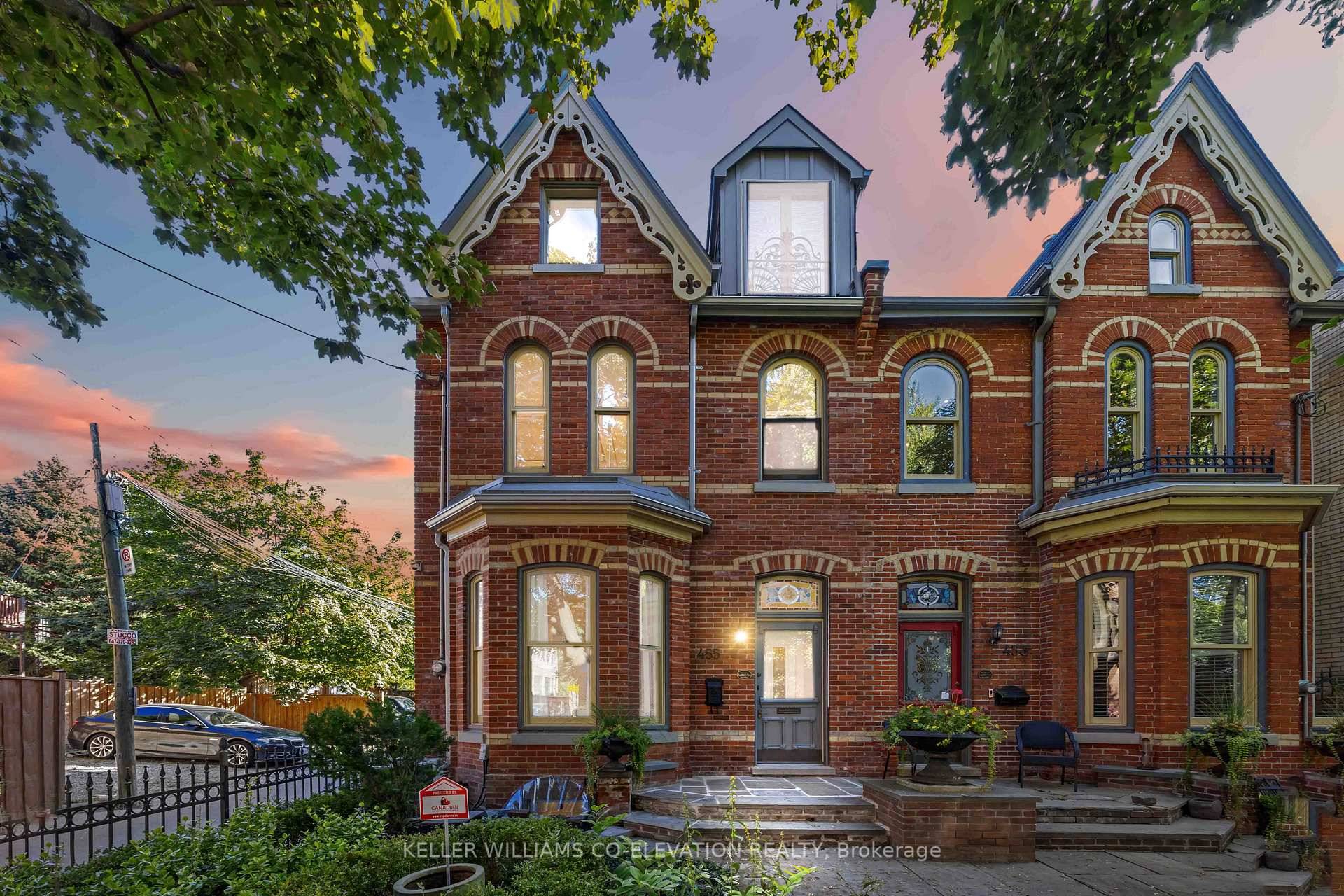 Welcome to 455 Ontario Street, an elegantly restored 1890 Victorian semi detached home that blends historic charm with modern sophistication.