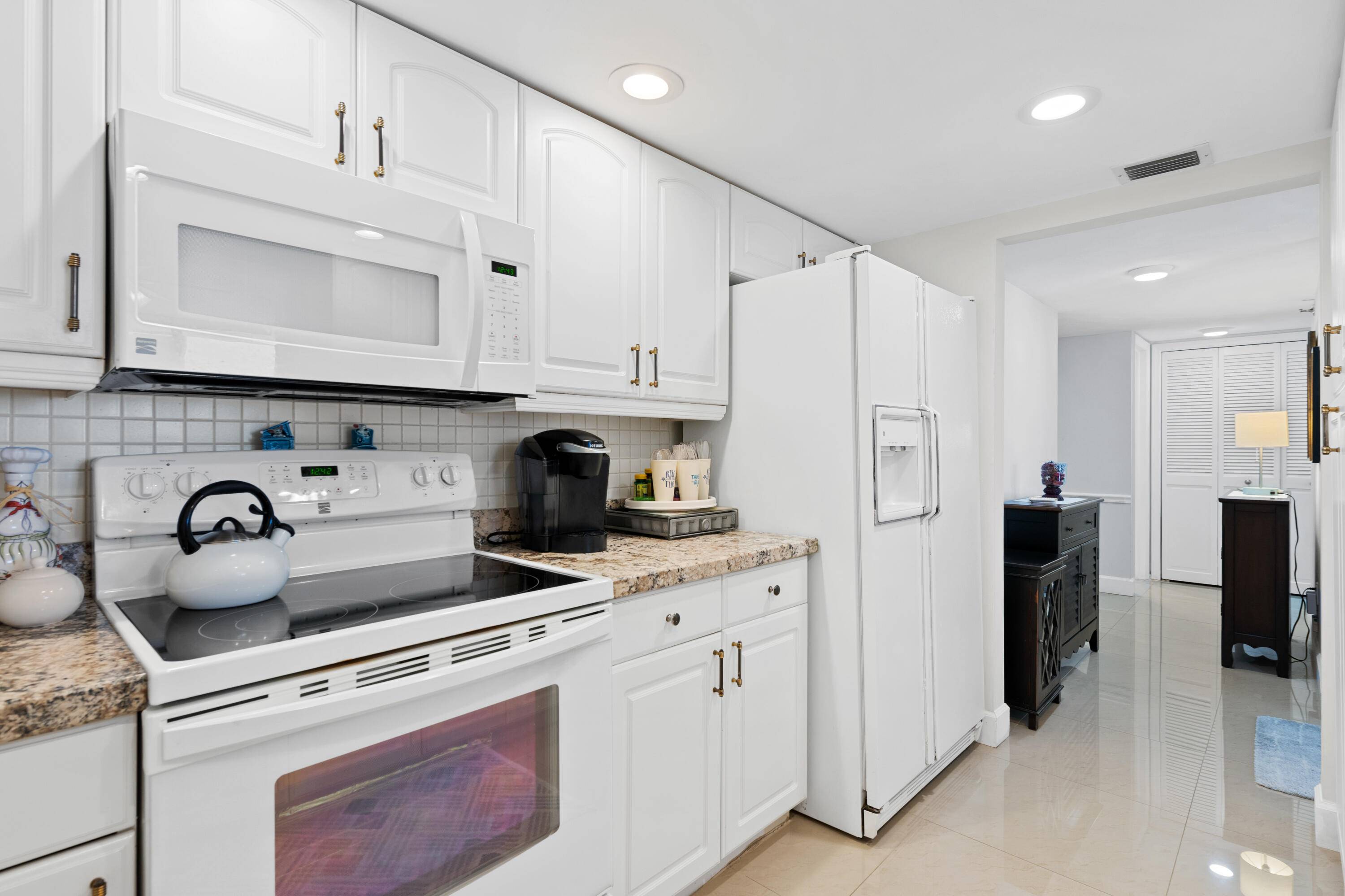 Great 3 BR 2BA apartment with partial intracoastal views.