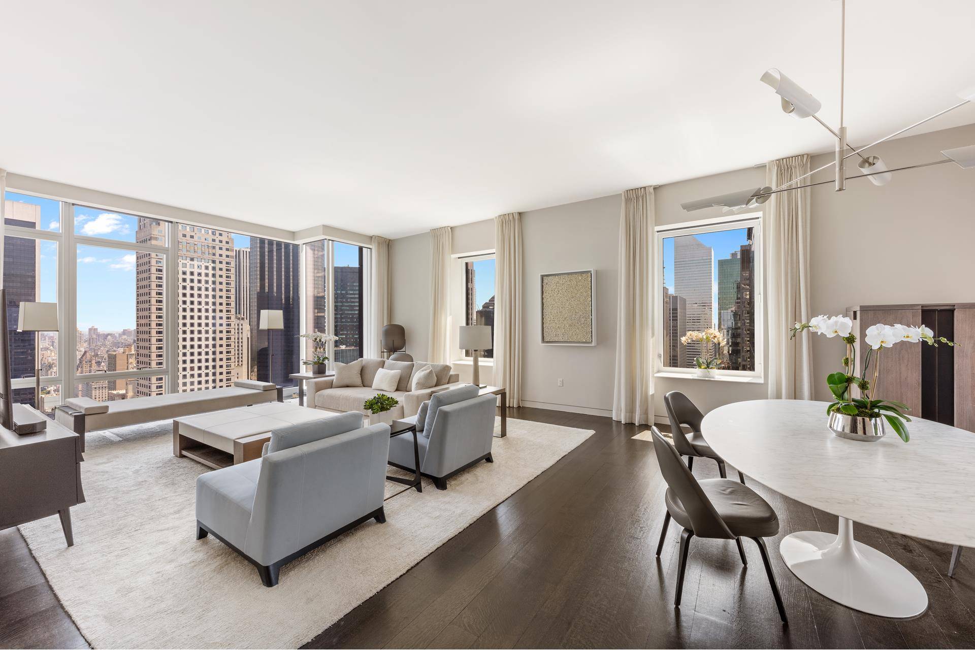 Residence 37A at the Baccarat Hotel and Residences is defined by exceptional design and refined elegance, making it one of the most desirable and best selling lines in the building.