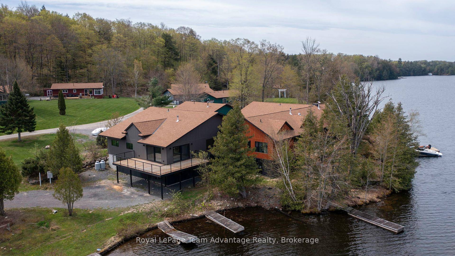 Luxurious waterfront living at Crane Lake Estates.