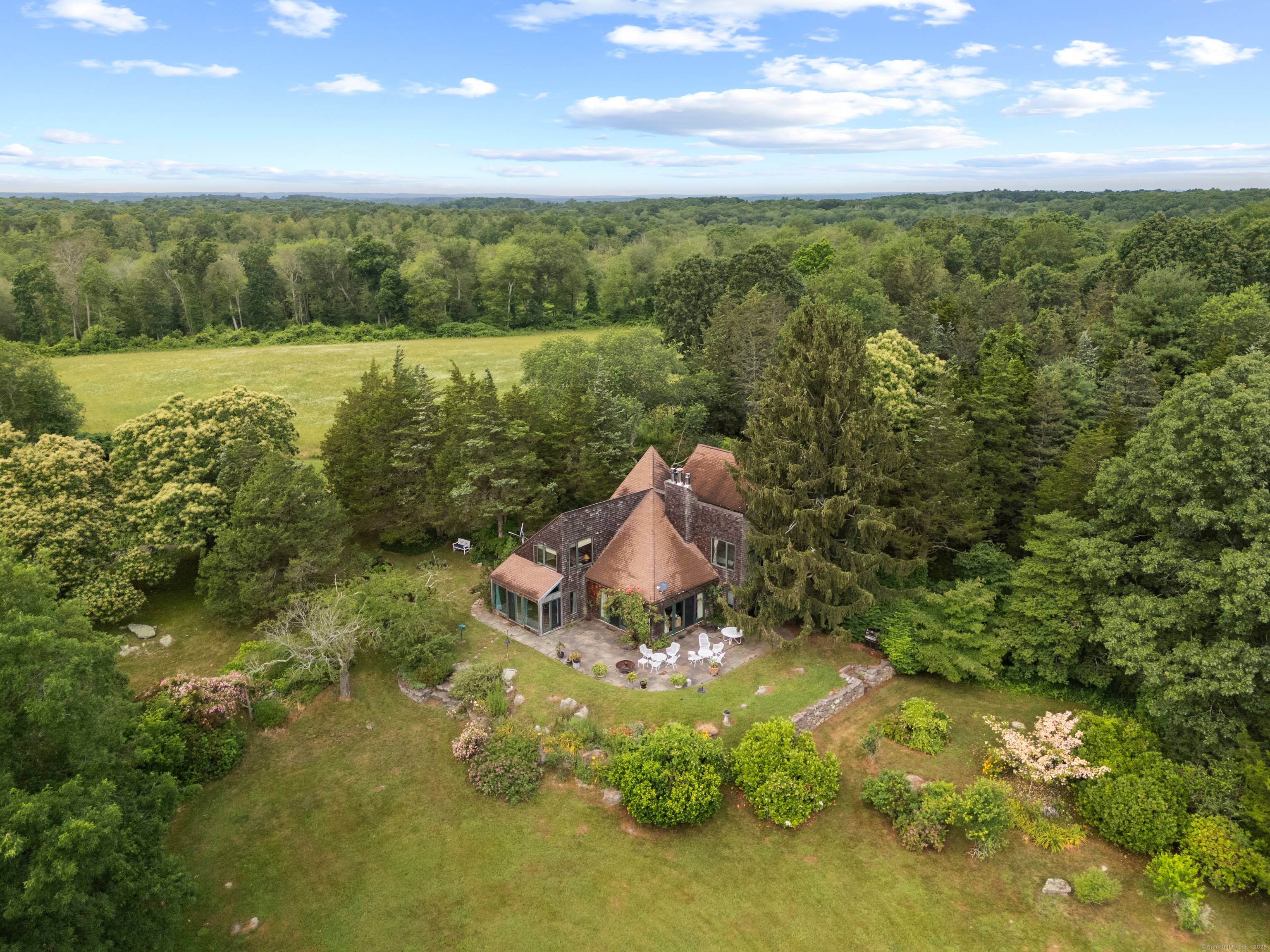 Rarely does such a magnificent 200 acre property located off a very quiet country road in North Stonington come available.
