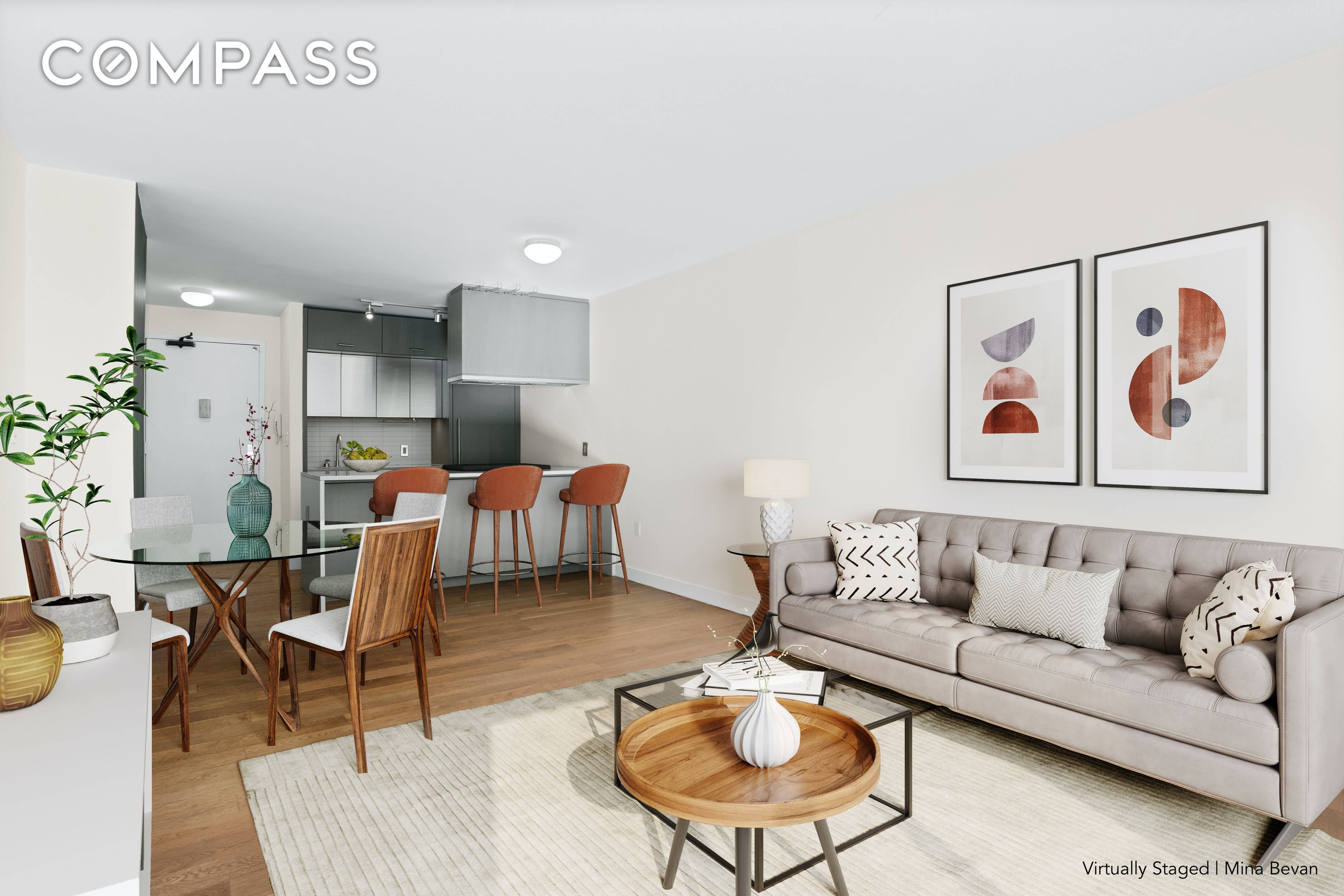 Live in Light, Style amp ; Serenity at 225 Rector Place No Pets and laundry room is right next to the unit Welcome to your sun drenched, south facing one ...