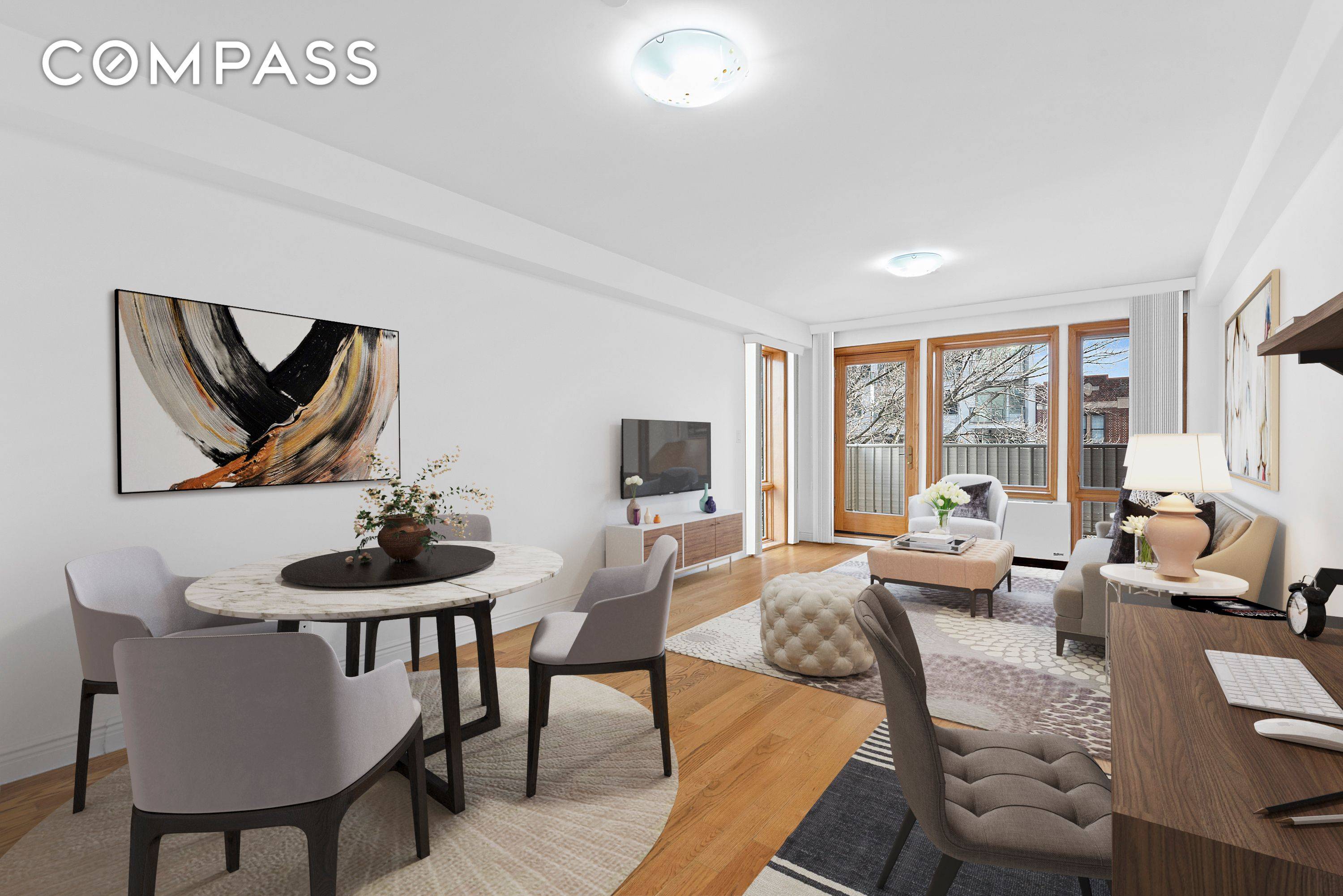 Available for immediate occupancy, Apartment 5B at 2140 Ocean Avenue contains a coveted oversized 1 bedroom 1 bathroom layout with ample closet space and a private balcony.