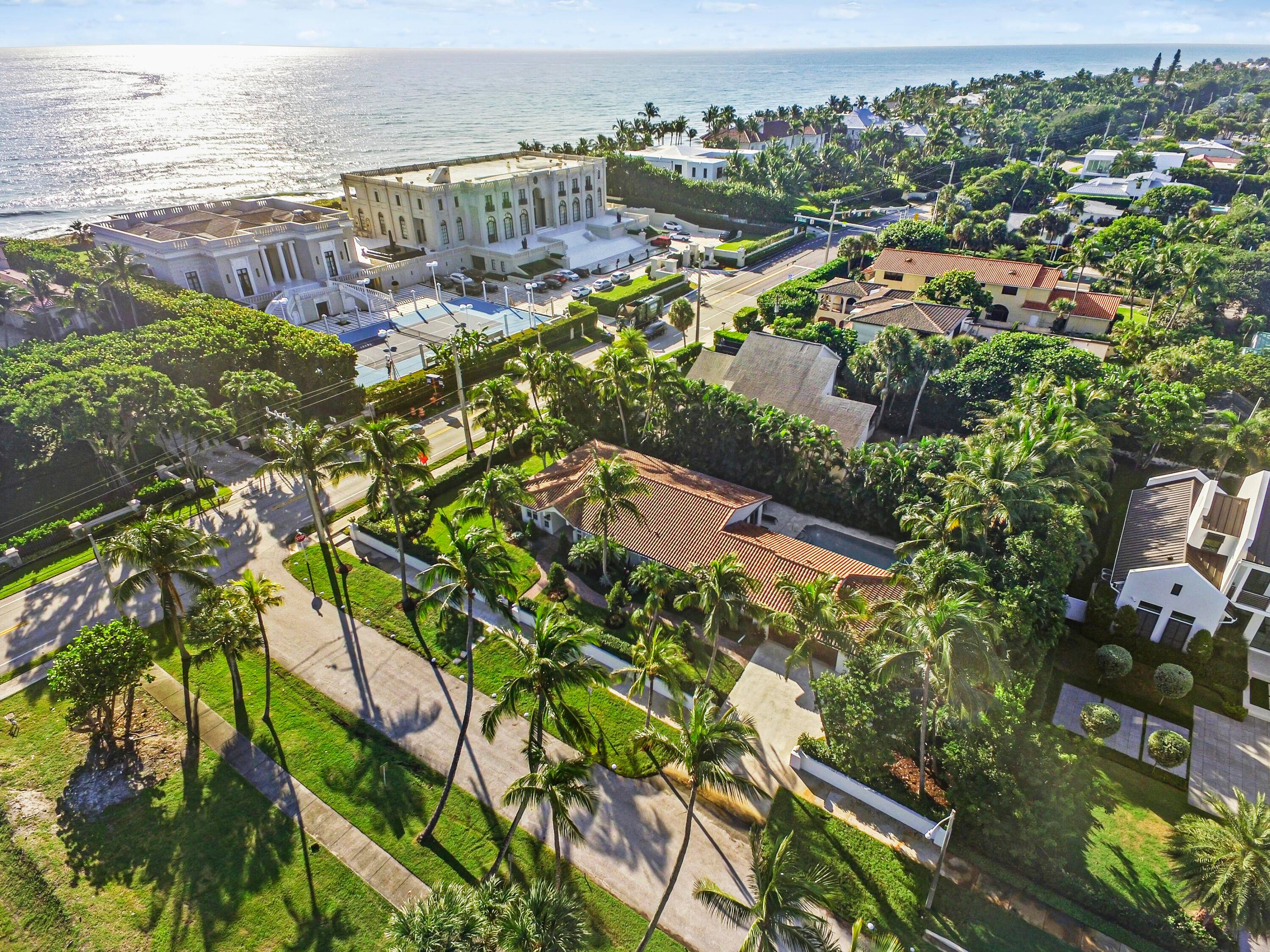 Elegant coastal retreat in exclusive Ocean Ridge, just steps from the Atlantic Ocean.
