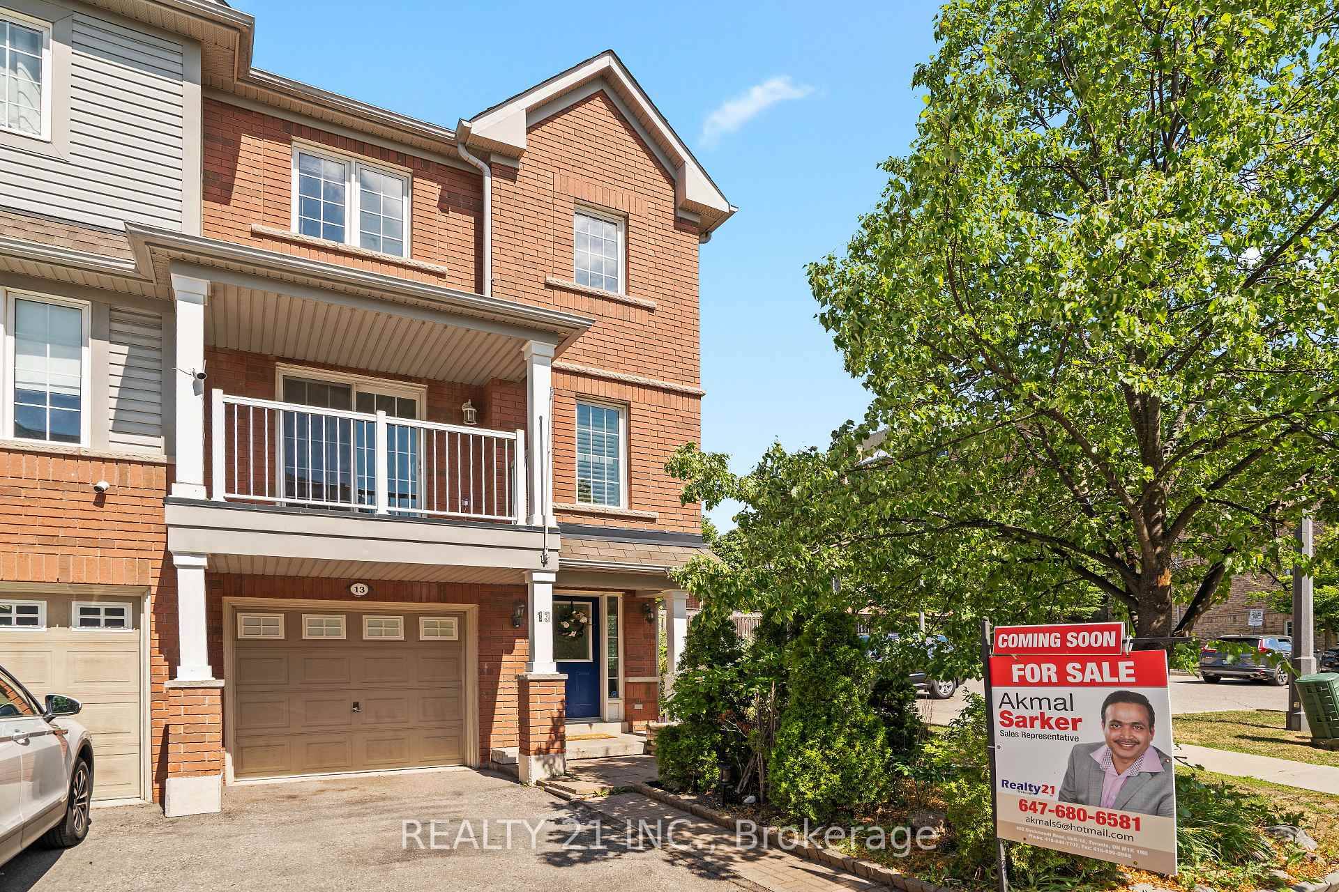 Location ! Location ! Gorgeous amp ; Spacious 3 1 Bedroom Freehold Townhouse with 4 Bath approx 2000 sq feet, W Garage Situated In High Demand Ajax Neighbourhood.