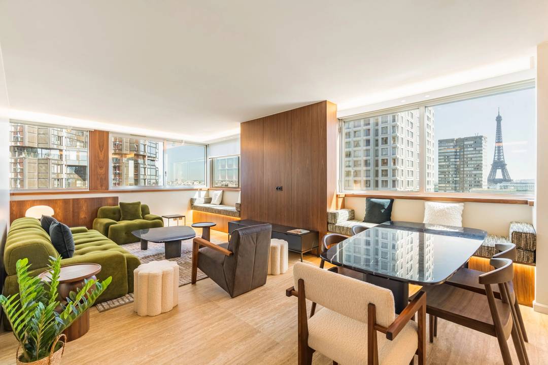 Elegant Furnished Apartment with Eiffel Tower View