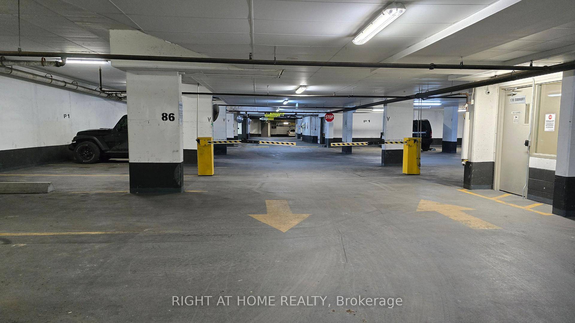 Very versatile parking spot easily accessible from 4 buildings 170 150 Sudbury St, 68 Abell St, and 36 Lisgar St.