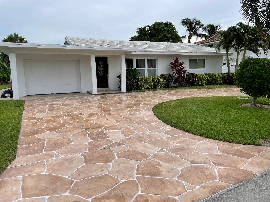 LOCATION, LOCATION, LOCATION, most sought after 100 block of Palm Beach Shores, 250' from the beach, and large 9690 sq ft lot.