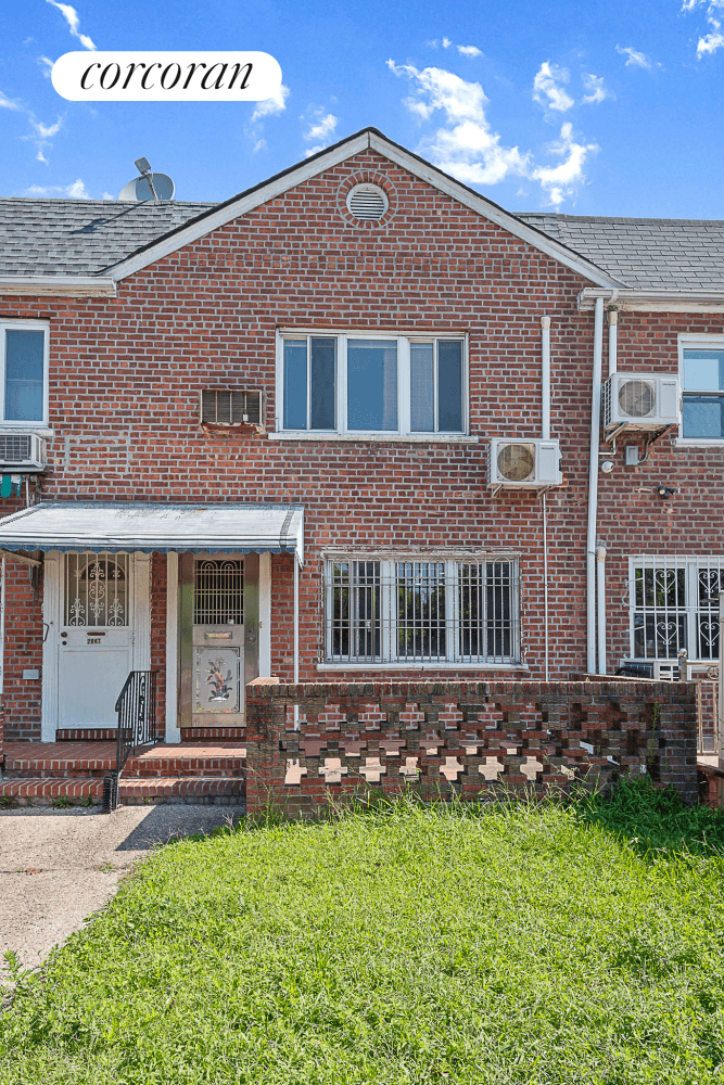 Discover a quintessential single family brick home in the heart of Gravesend !