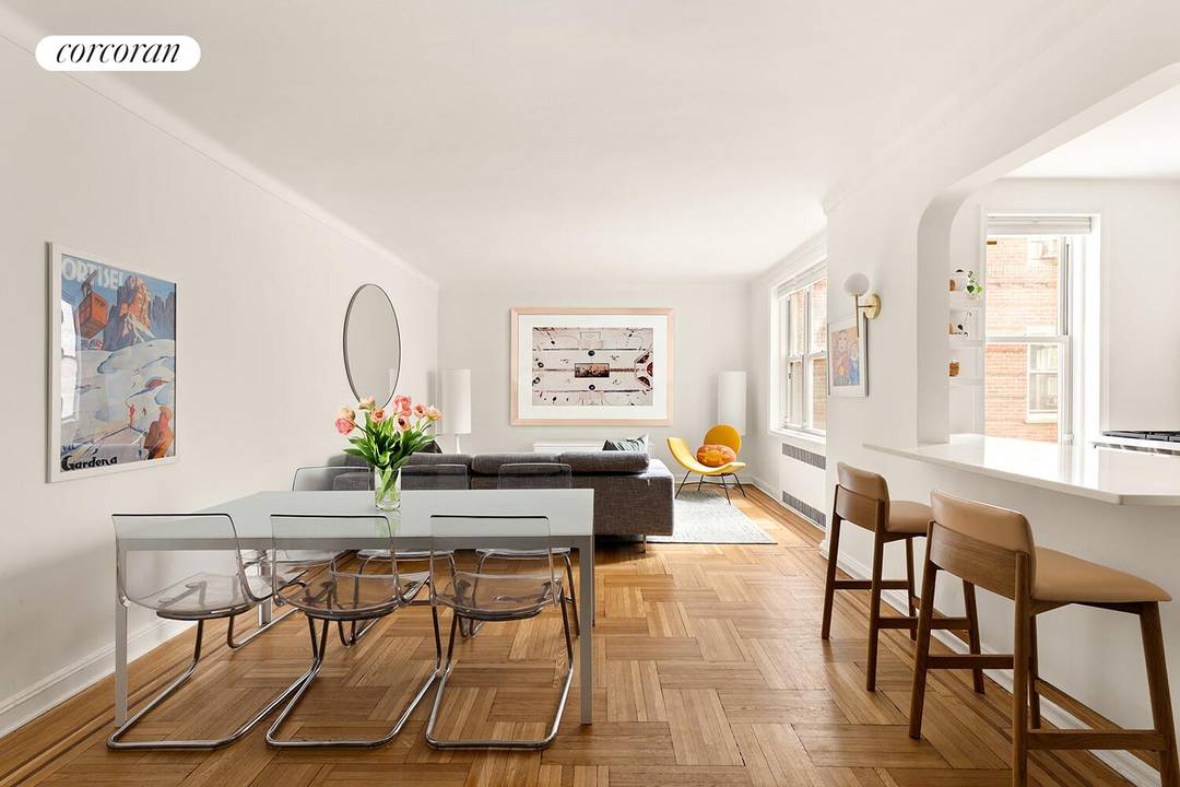 44 Prospect Park West, A2 Perched on a coveted corner of Prospect Park West, this charming one bedroom offers the perfect blend of modern upgrades and classic Park Slope appeal.