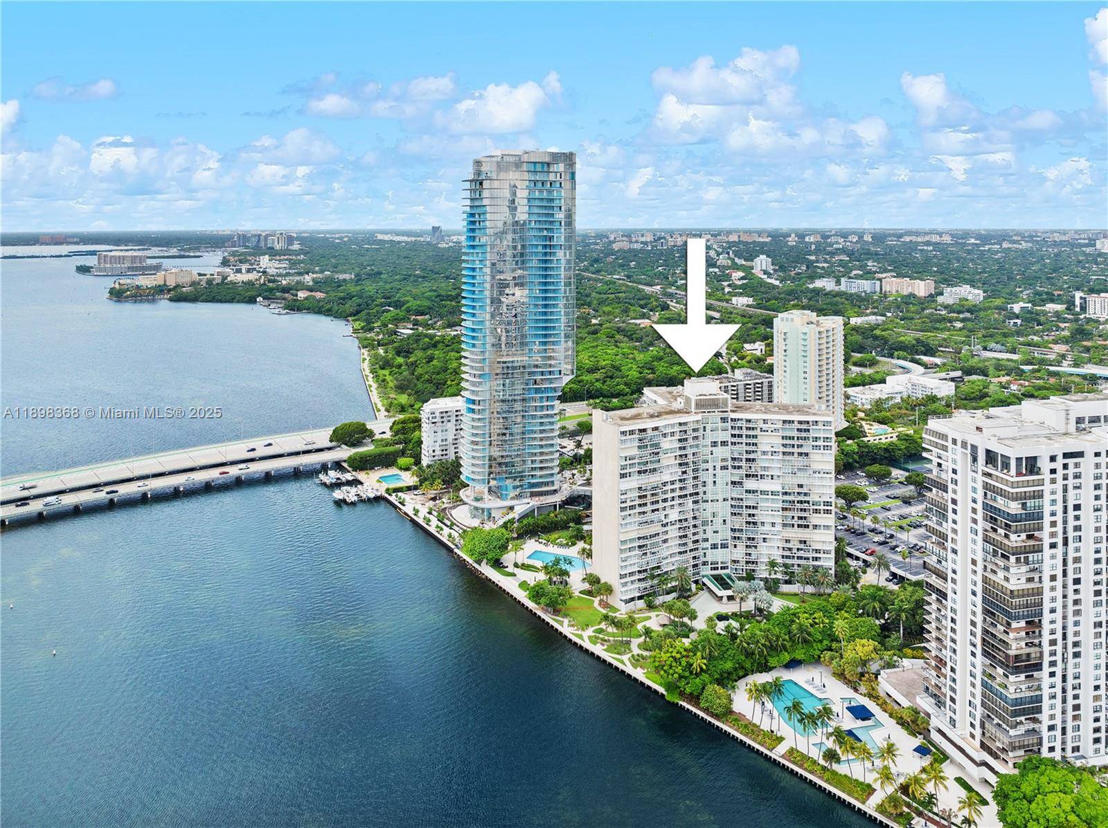 Spacious 2 bedroom, 2 bath residence offering beautiful water views with 1, 357 square feet of living space.