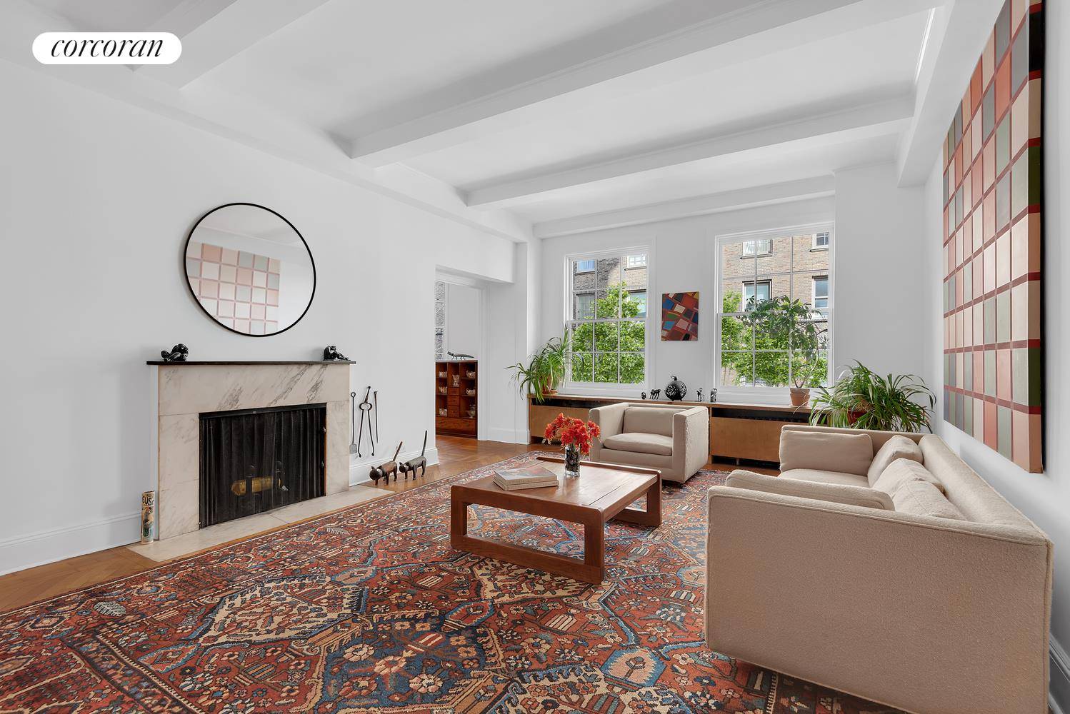 Apartment 5C at 1165 Fifth Avenue is an elegant, bright, and well proportioned 8 room home located in the heart of Carnegie Hill.