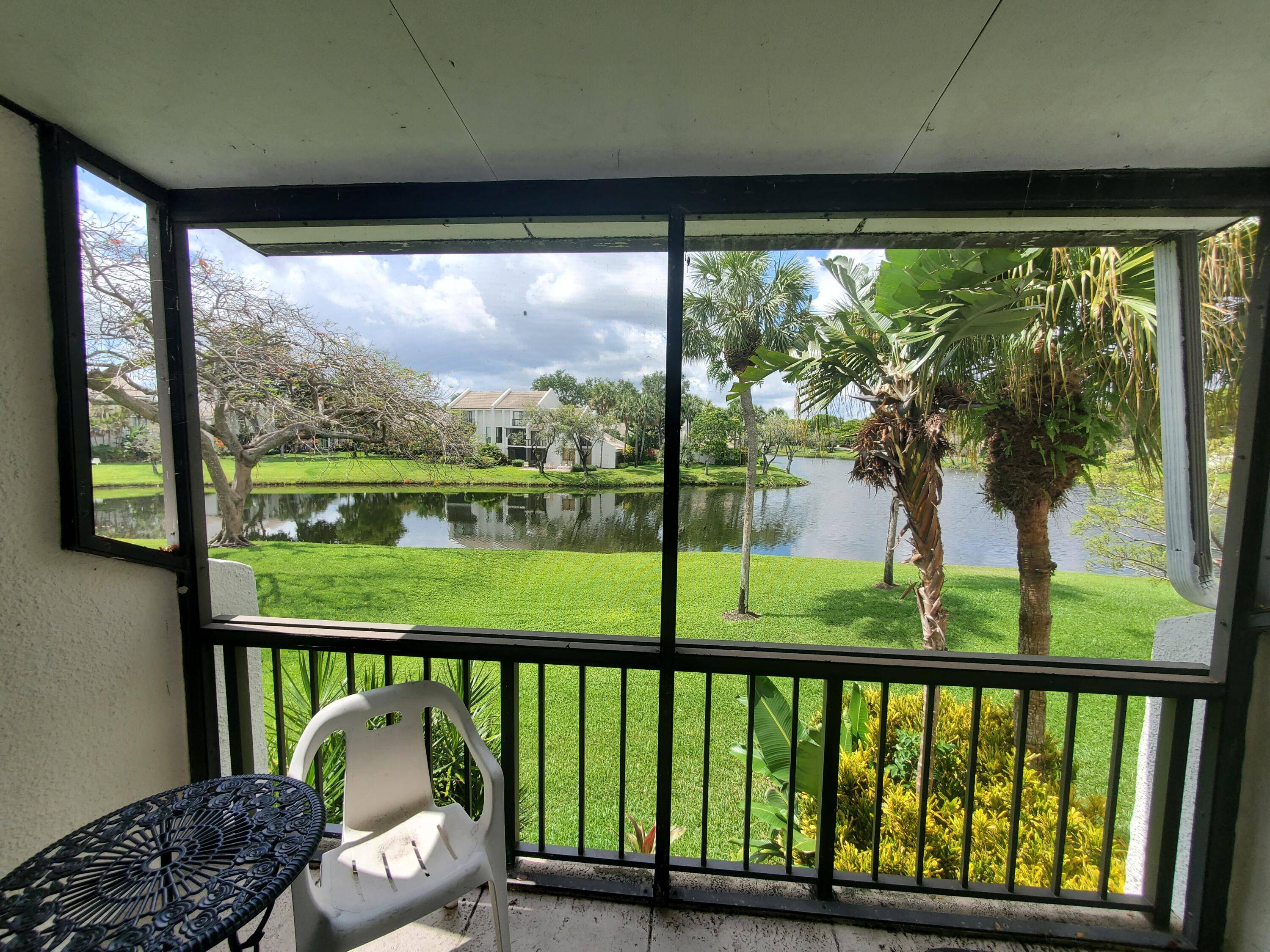 Lovely furnished 2 BR 2. 1 BA TOWNHOME with beautiful lake view from the master bedroom and living room dining room.