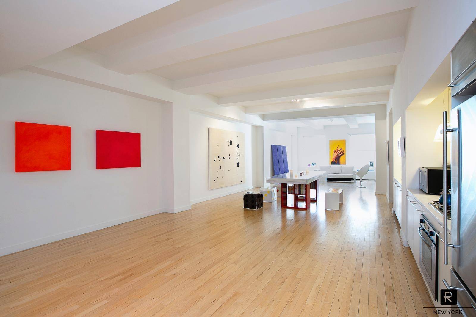 Step into this striking splendid historic 1, 809 square foot loft with a unique pedigree, a rare combination of grandeur, light, and history in the heart of the Financial District.