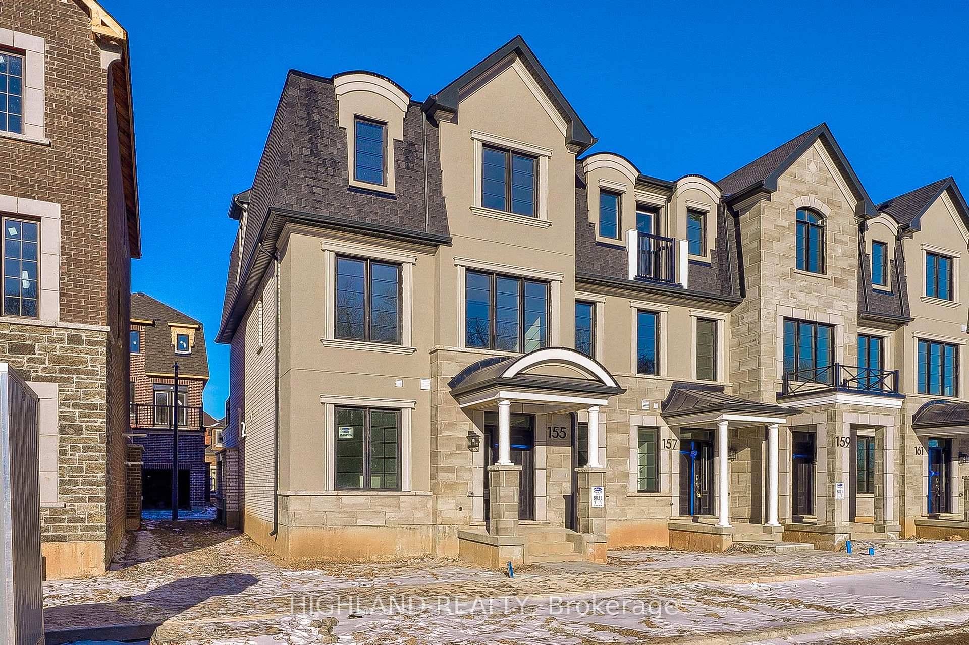 Face to Settler Wood Trail Park Luxury amp ; Brand New 4 Beds 4 Washrooms End Unit Townhouse Like A Semi.