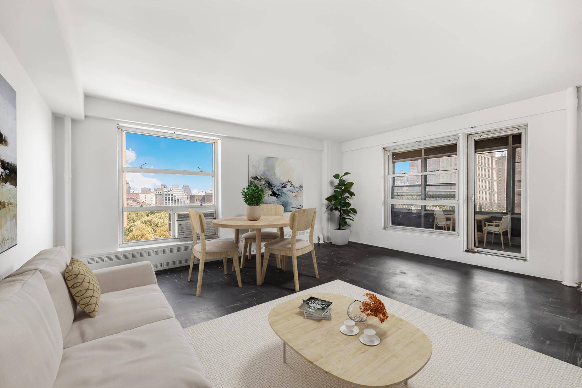 70 La Salle Street, 10F Morningside HeightsBring your contractor and imagination to this rare, spacious three bedroom, two bathroom home with a screened in balcony at the sought after Morningside ...